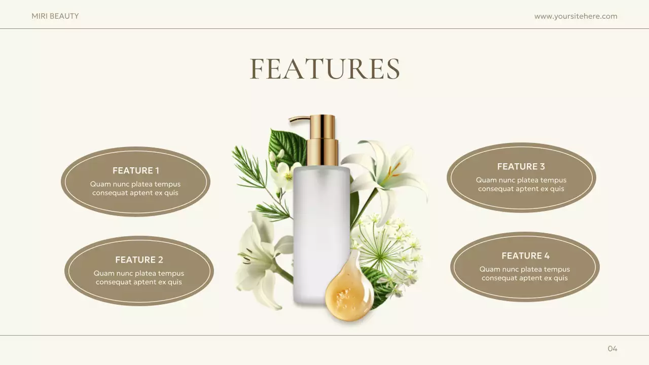 Beige Elegant Beauty Promotion Presentation