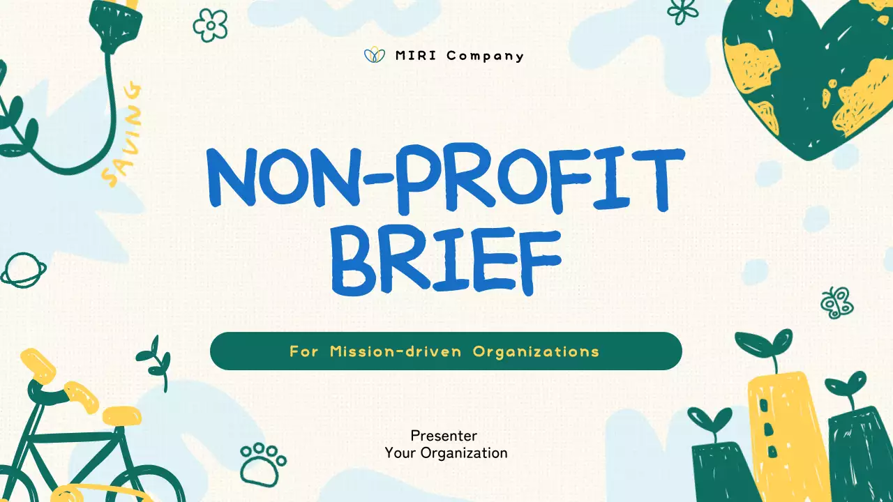 Blue Minimal Non-Profit Guide Presentation