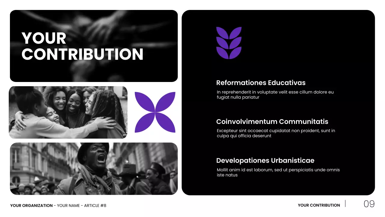 Black Modern Civil Movements History Presentation