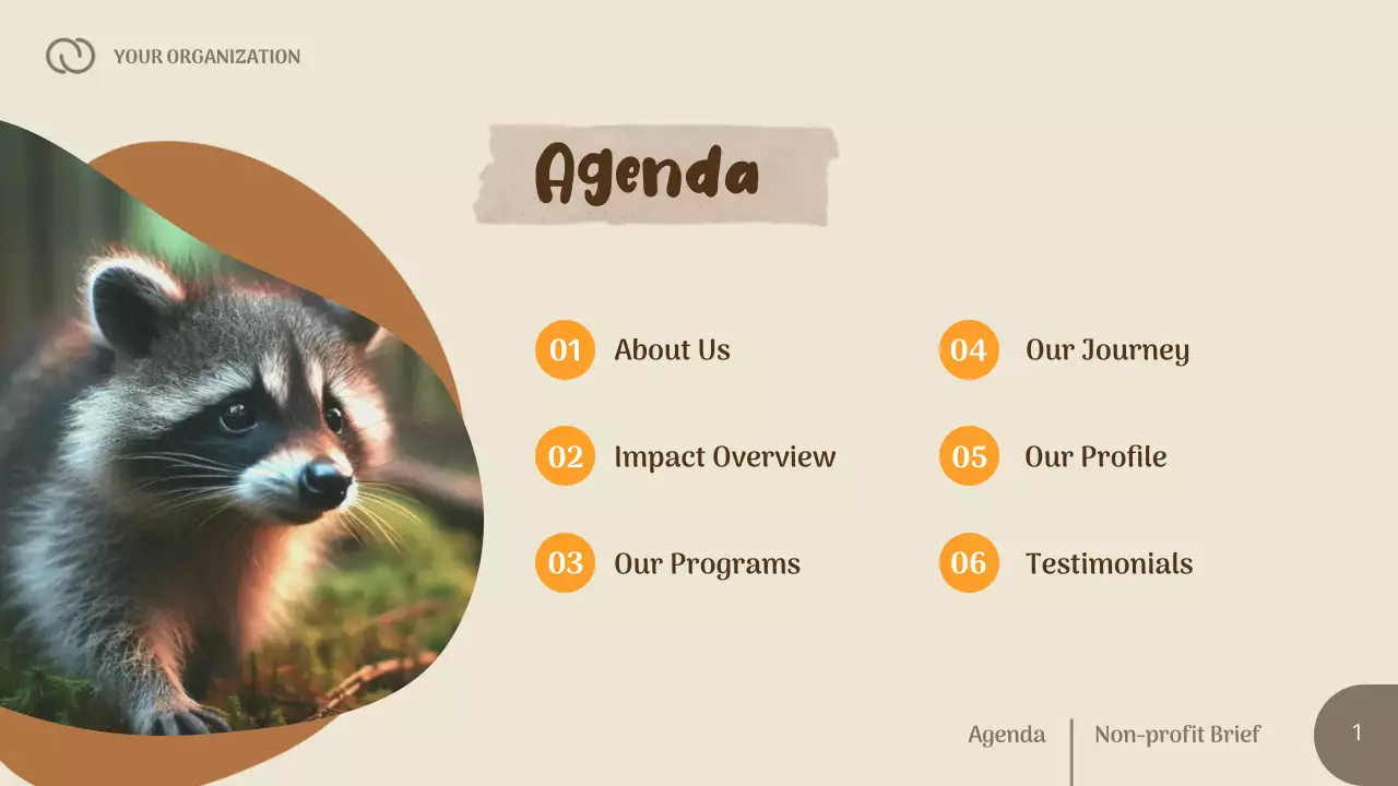 Beige Rustic Non-Profit Proposal Presentation