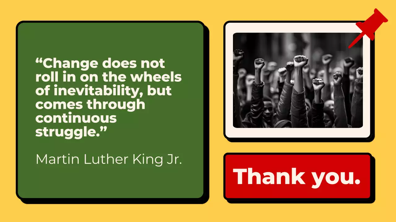 Red Retro Civil Movements History Presentation