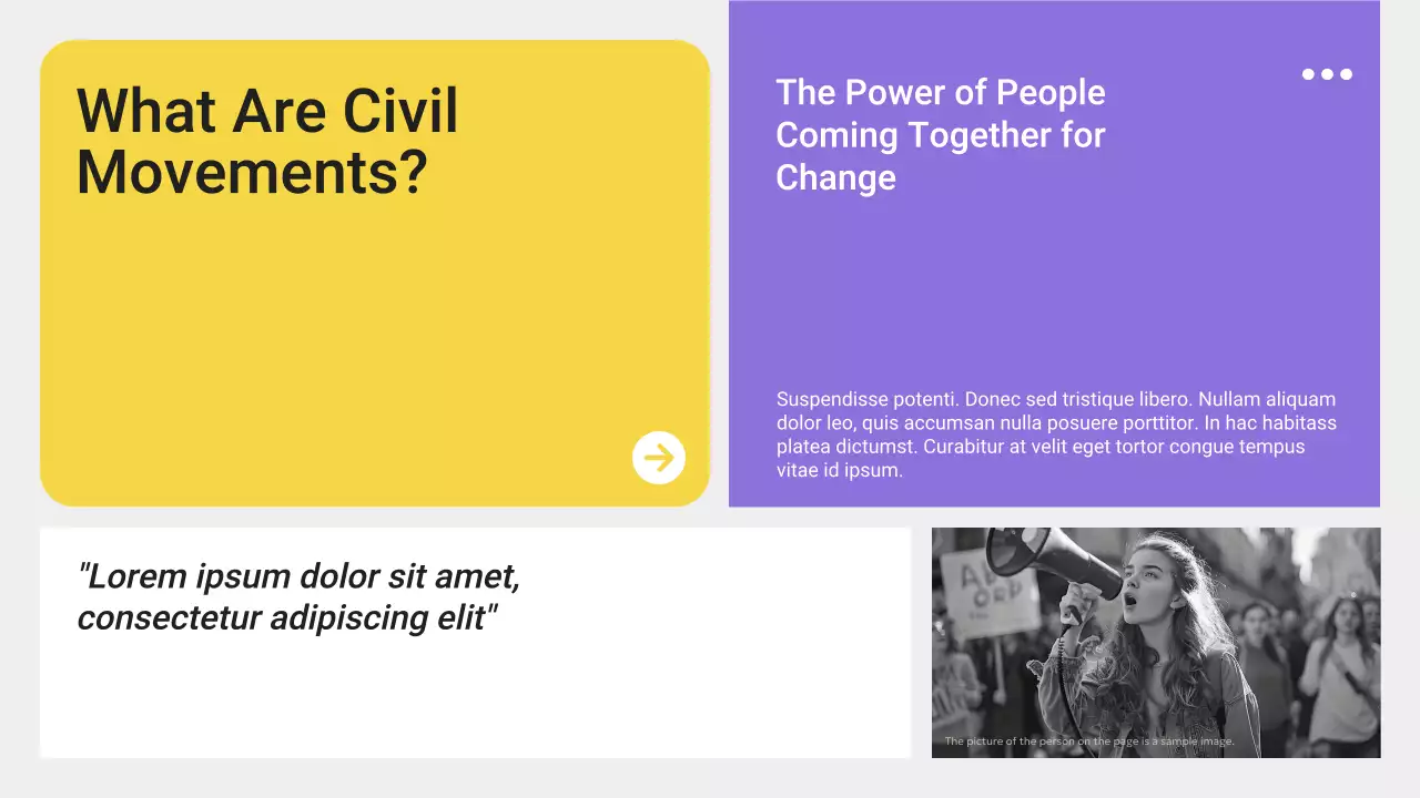 Black Modern Civil Movements History Presentation