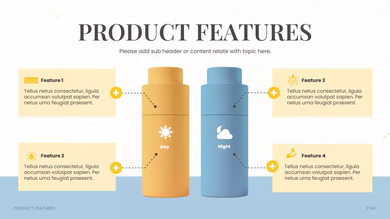 White Modern Cosmetics Product Catalogue Presentation