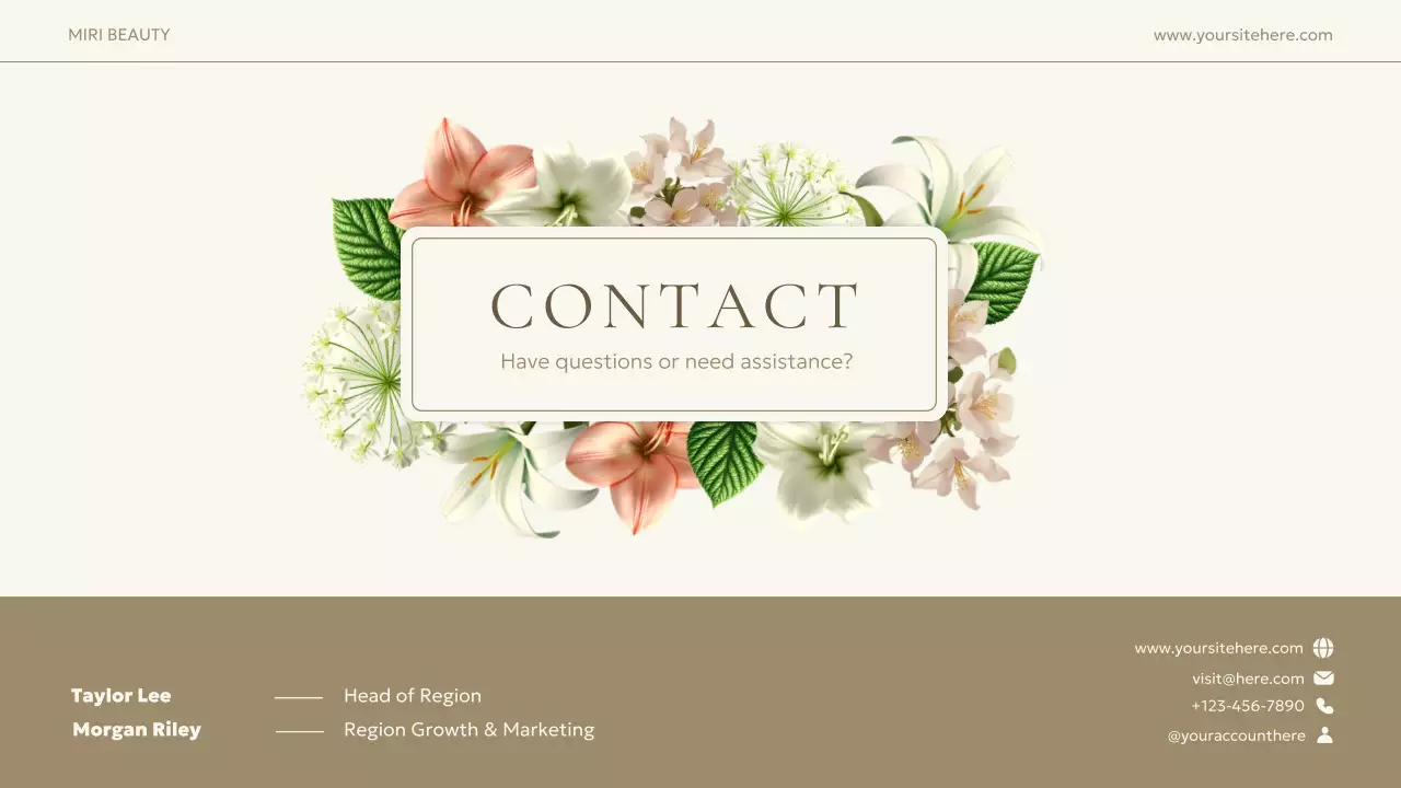 Beige Elegant Beauty Promotion Presentation