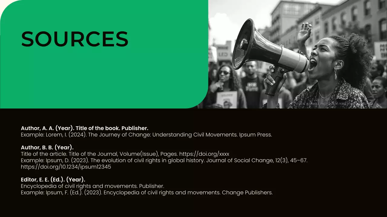 Green Modern Civil Movements History Presentation