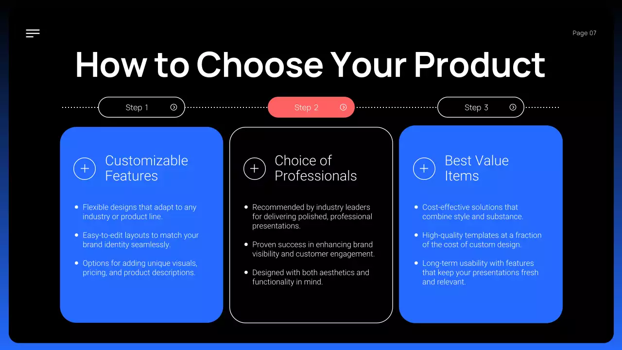 Black Modern Product Catalogue Presentation