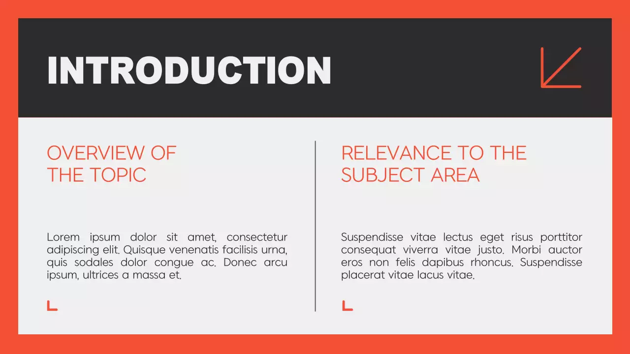 Orange Modern Academic Presentation