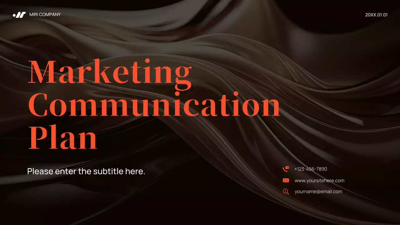 Black Professional Marketing Plan Presentation
