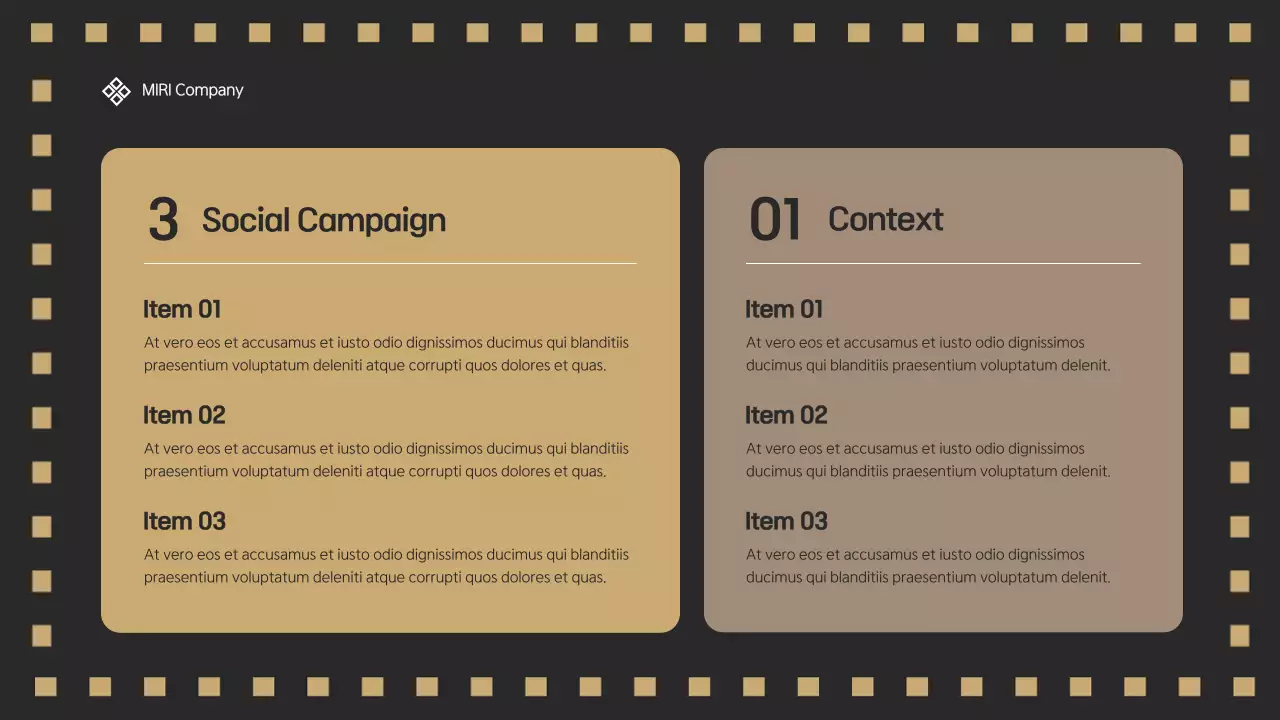 Black Modern Marketing Report Presentation