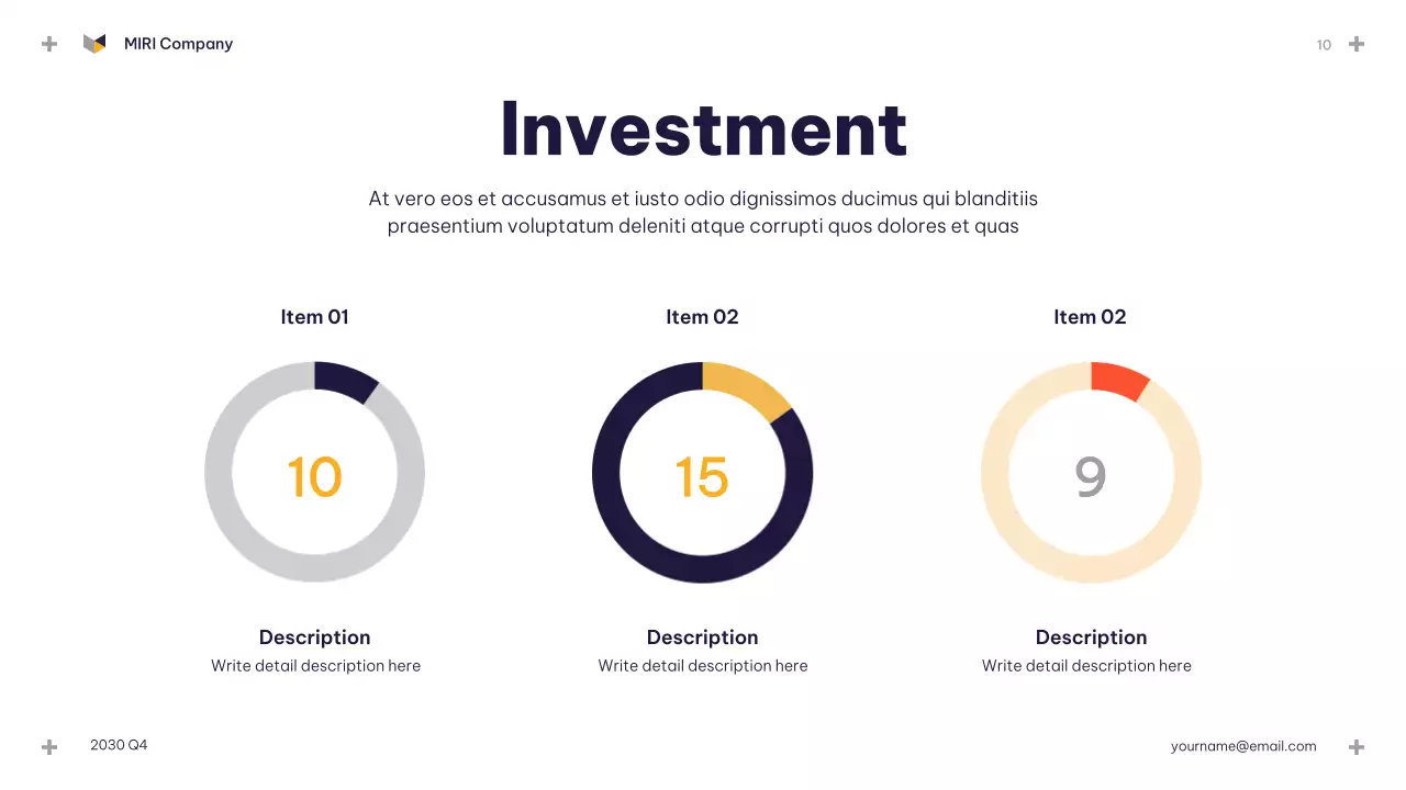 Blue Modern Budget Review Presentation