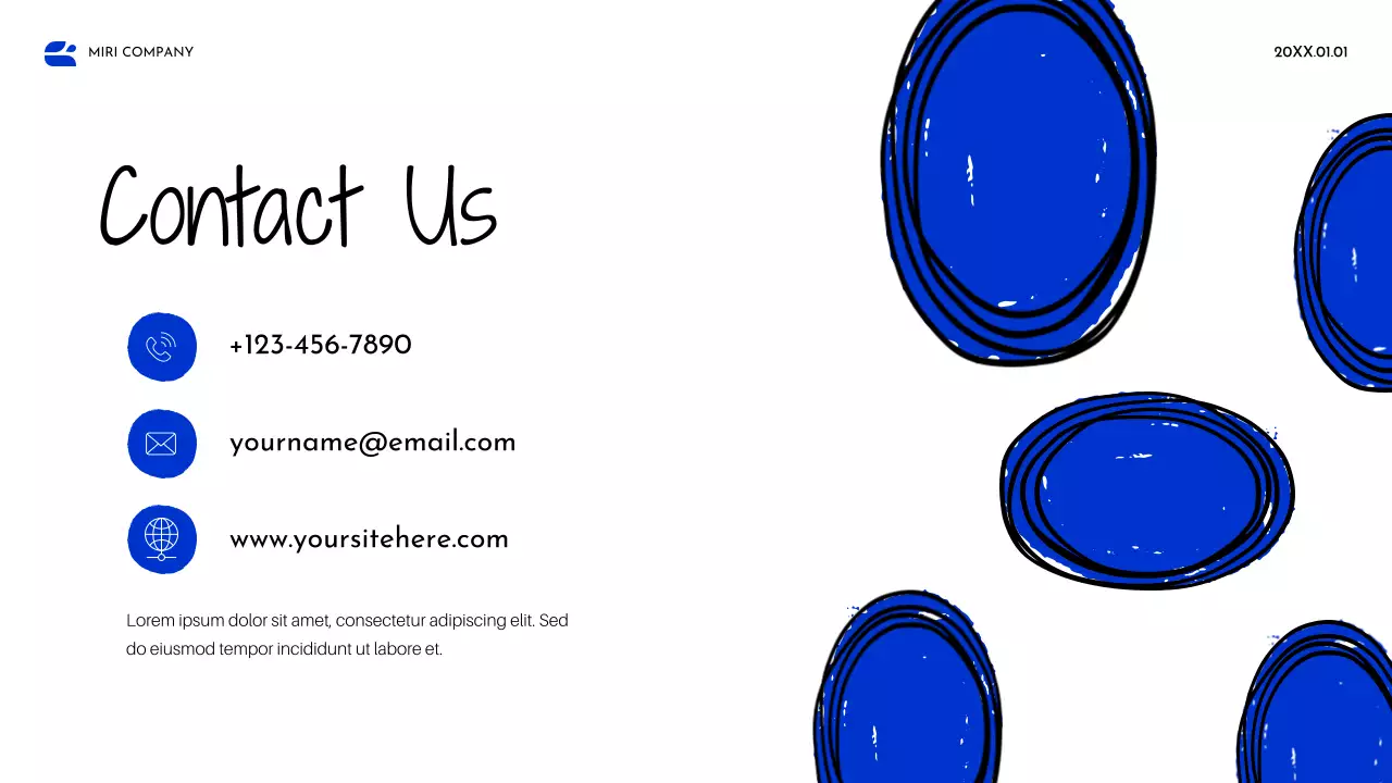 Blue Abstract Campaign Strategy Presentation