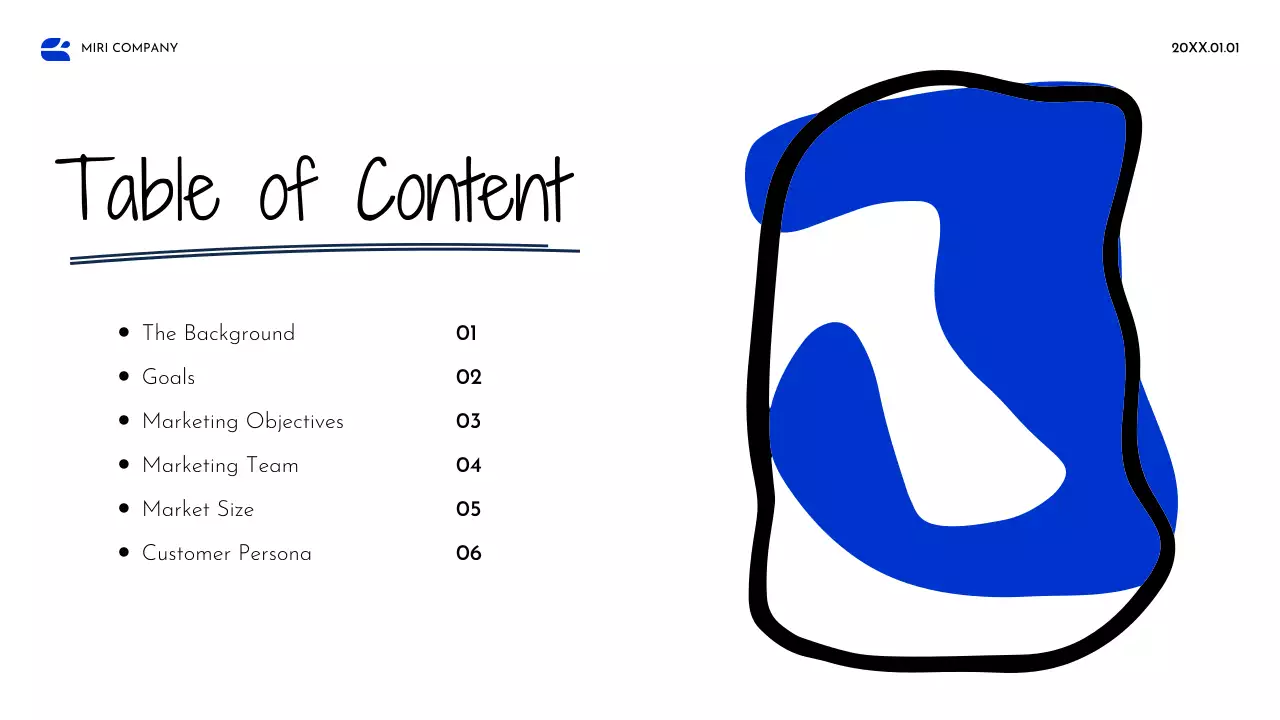 Blue Abstract Campaign Strategy Presentation