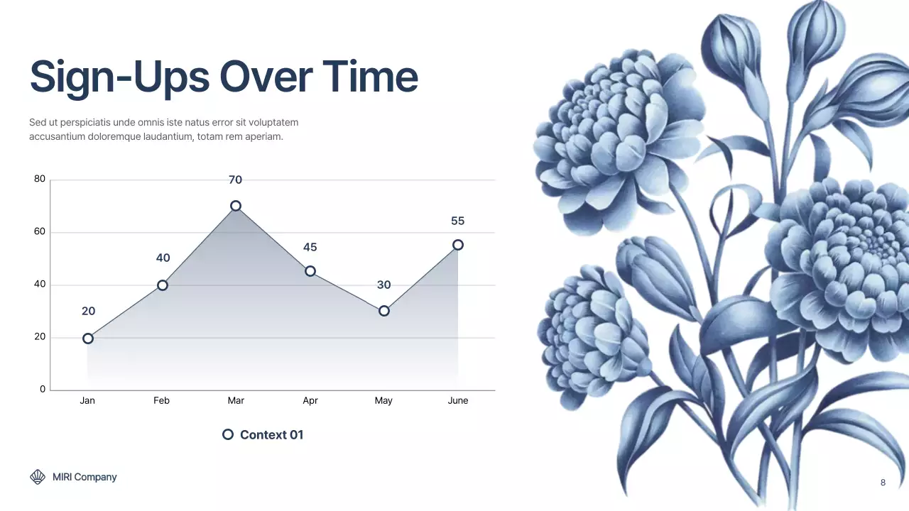 Blue Elegant Marketing Report Presentation