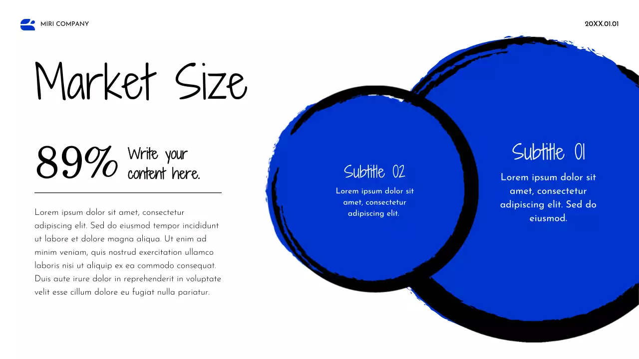 Blue Abstract Campaign Strategy Presentation