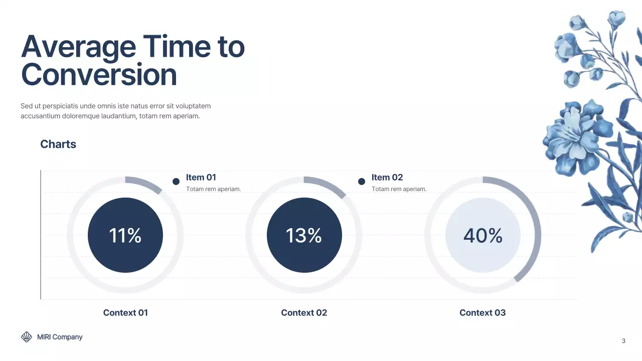 Blue Elegant Marketing Report Presentation