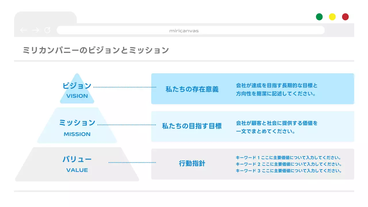 青 シンプル 会社案内 資料 プレゼンテーション