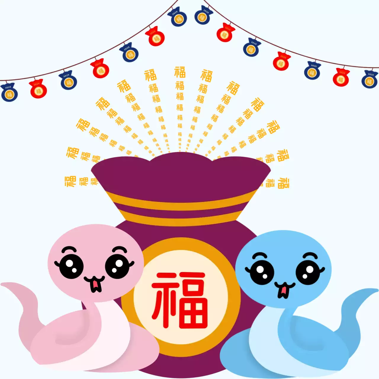 연보라 아기자기한 설날 기념