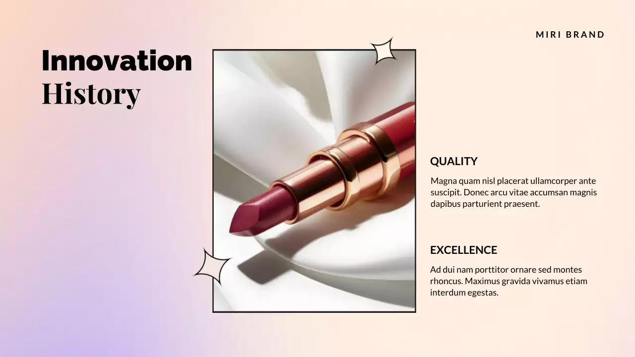 Pink Modern Cosmetics Product Catalogue Presentation