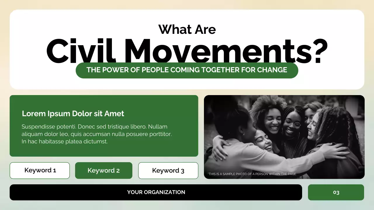 그린 모던 시민권 역사 프레젠테이션