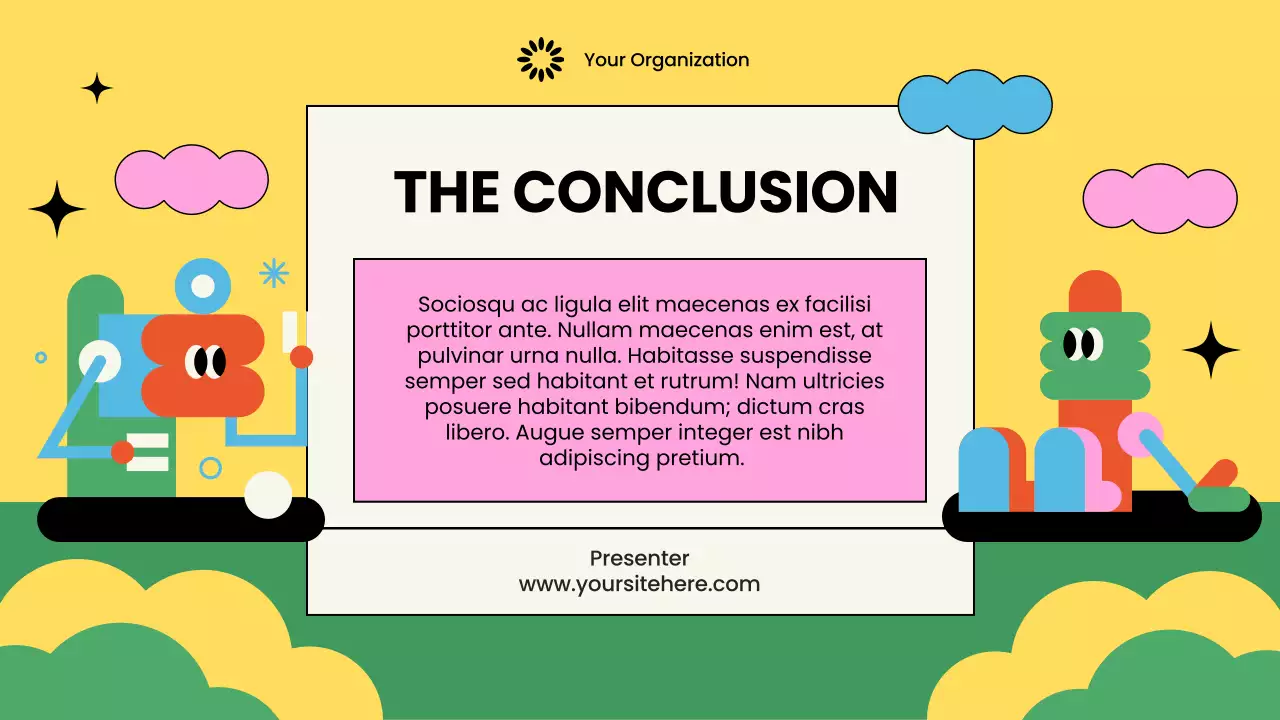 Pink Playful Non-Profit Proposal Presentation