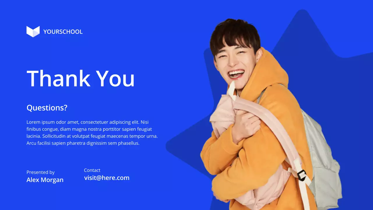 Blue Modern Academic Presentation