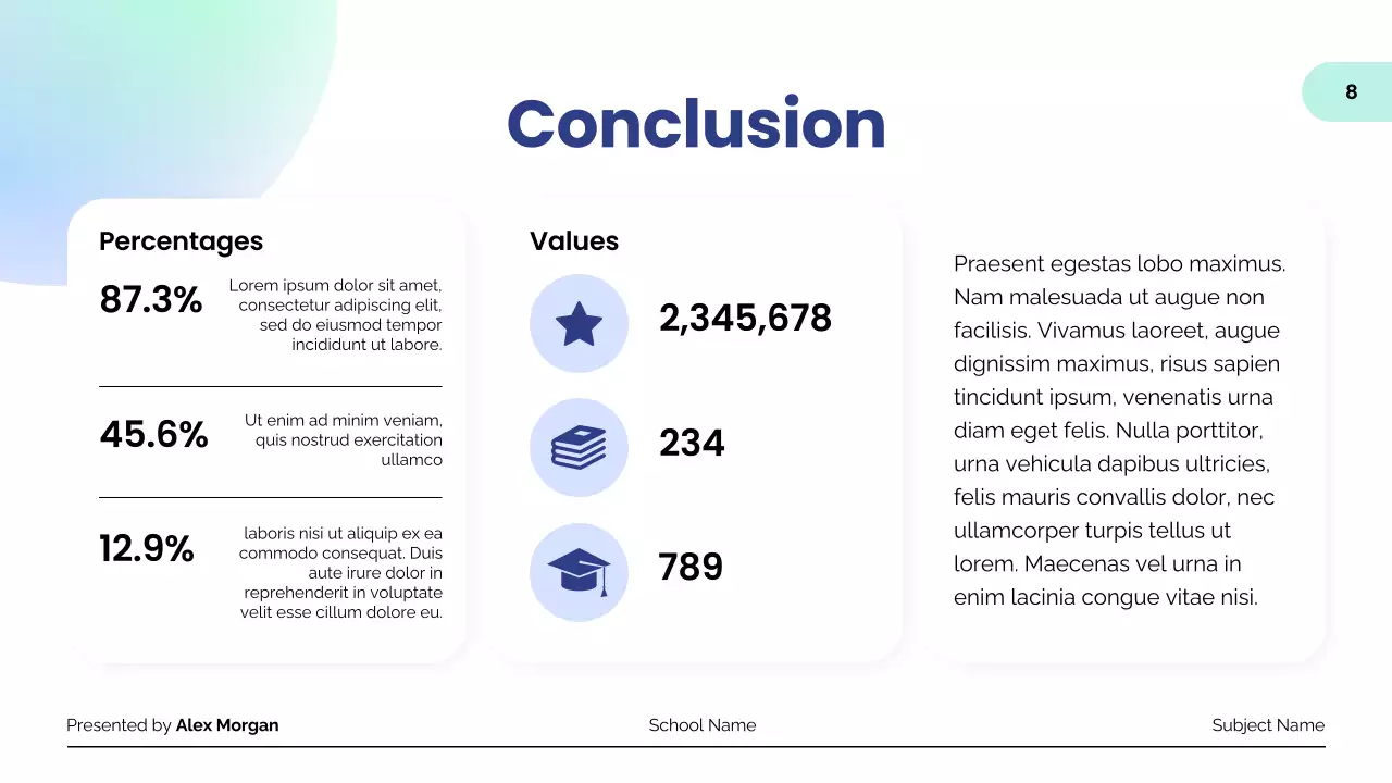 Mint Modern Academic Presentation