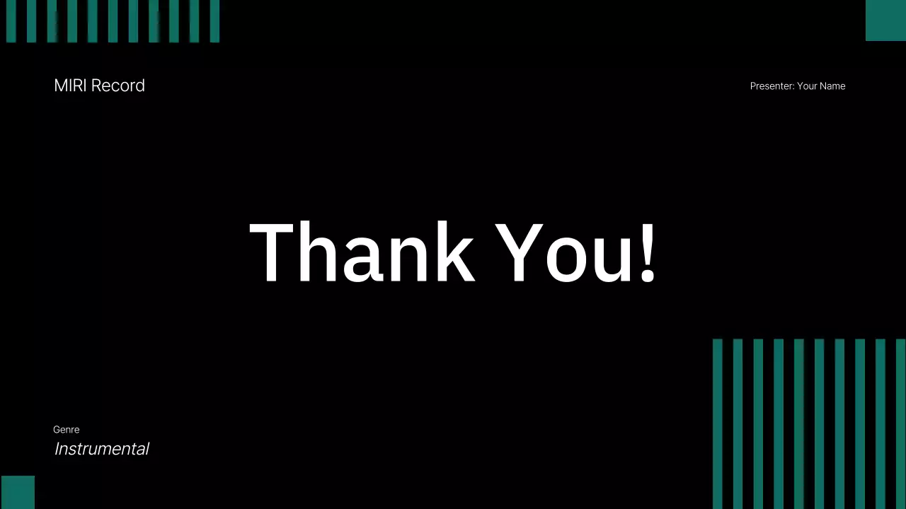 Black Modern Music History Presentation