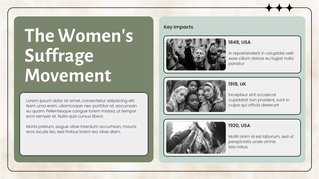 Grey Professional Civil Movements History Presentation