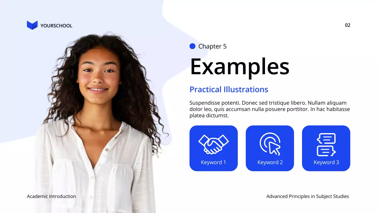 Blue Modern Academic Presentation