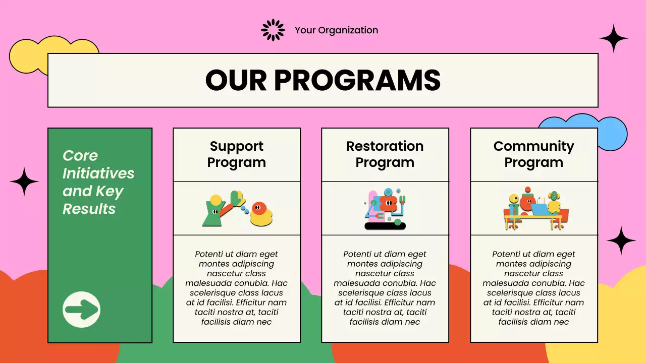 Pink Playful Non-Profit Proposal Presentation