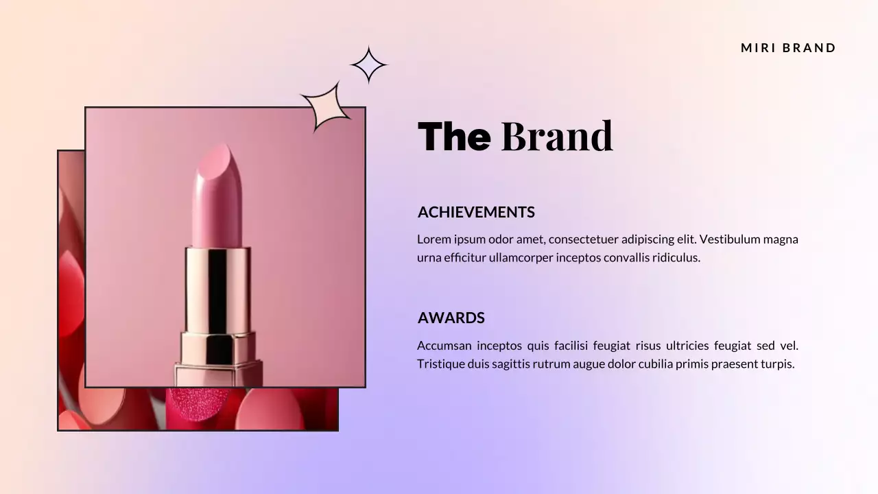 Pink Modern Cosmetics Product Catalogue Presentation