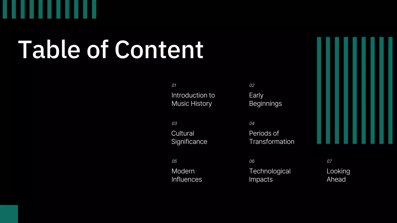 Black Modern Music History Presentation