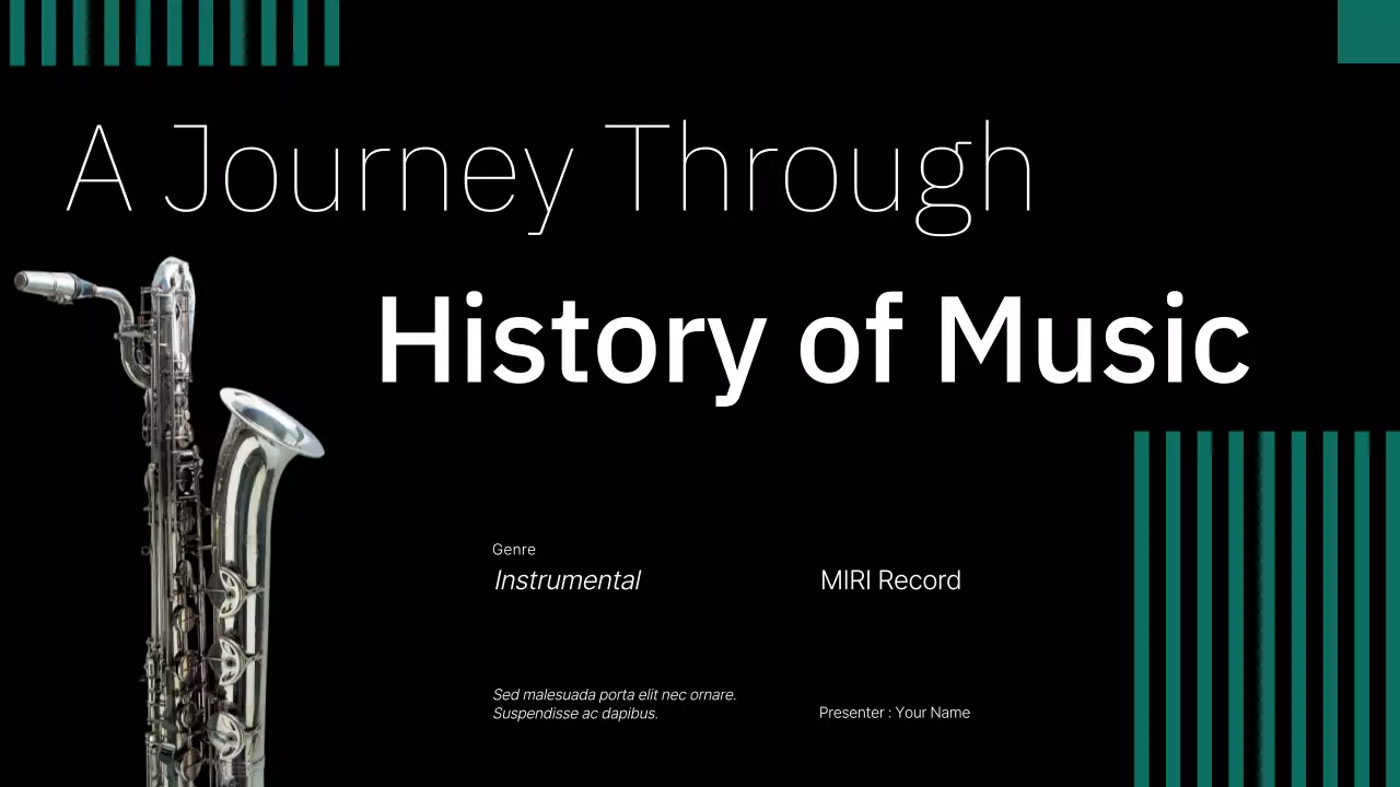 Black Modern Music History Presentation