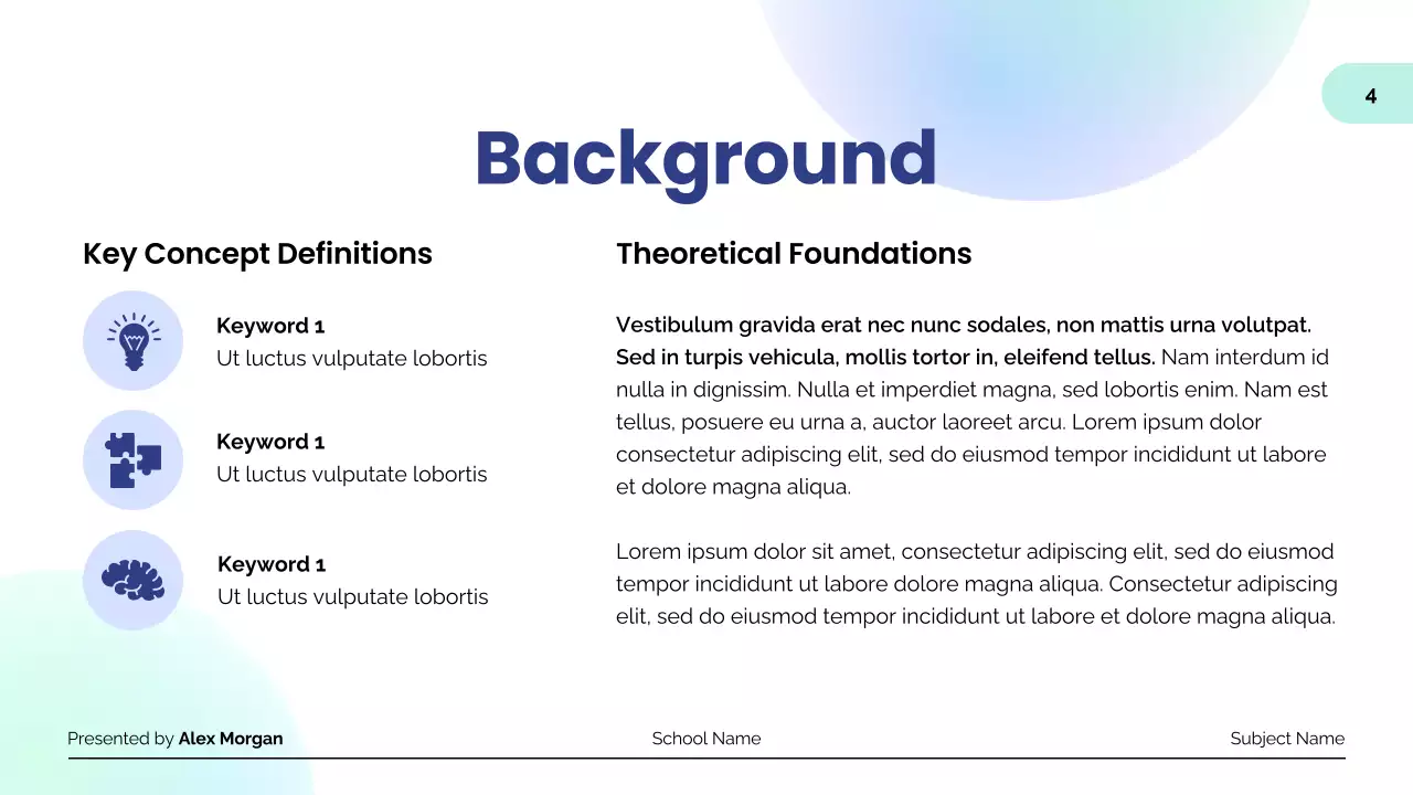 Mint Modern Academic Presentation