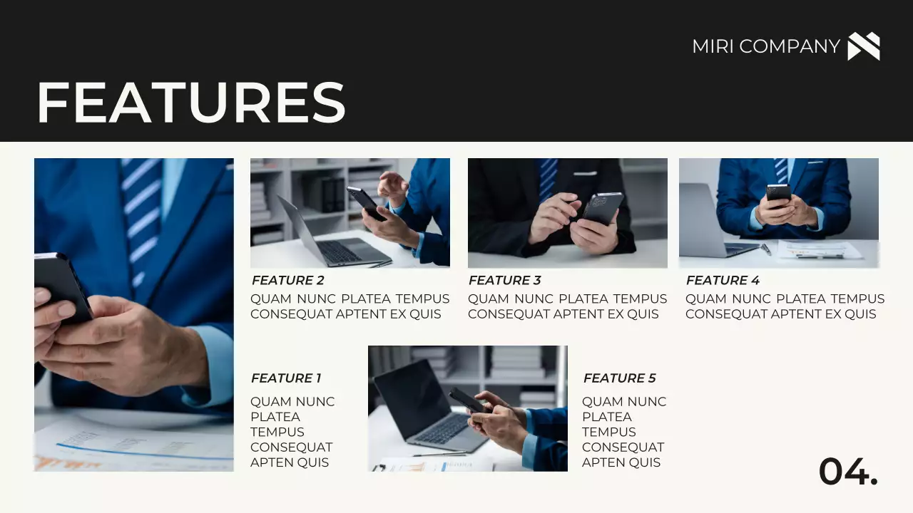 Black Modern Product Catalogue Presentation