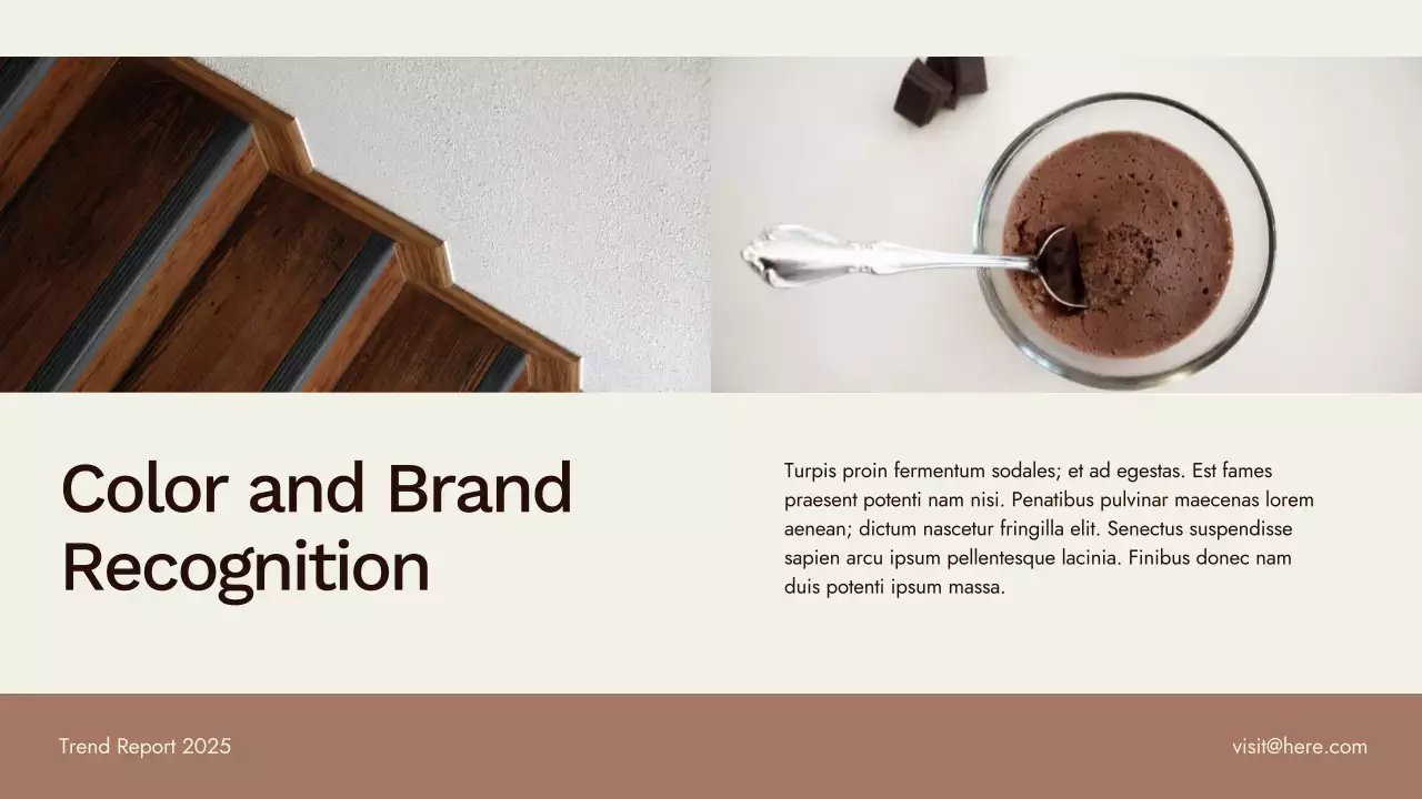 Brown Modern Color Trend Report Presentation