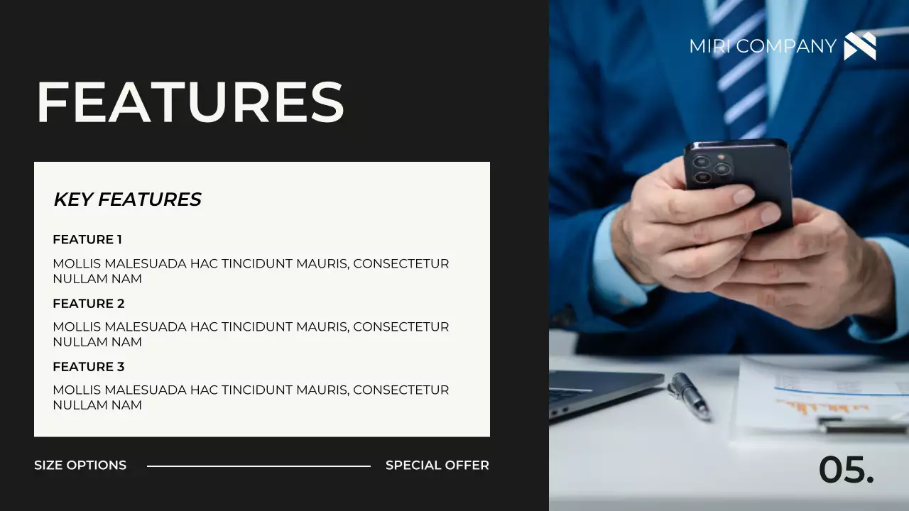 Black Modern Product Catalogue Presentation