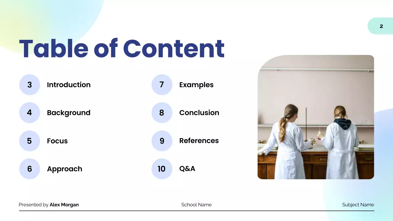 Mint Modern Academic Presentation