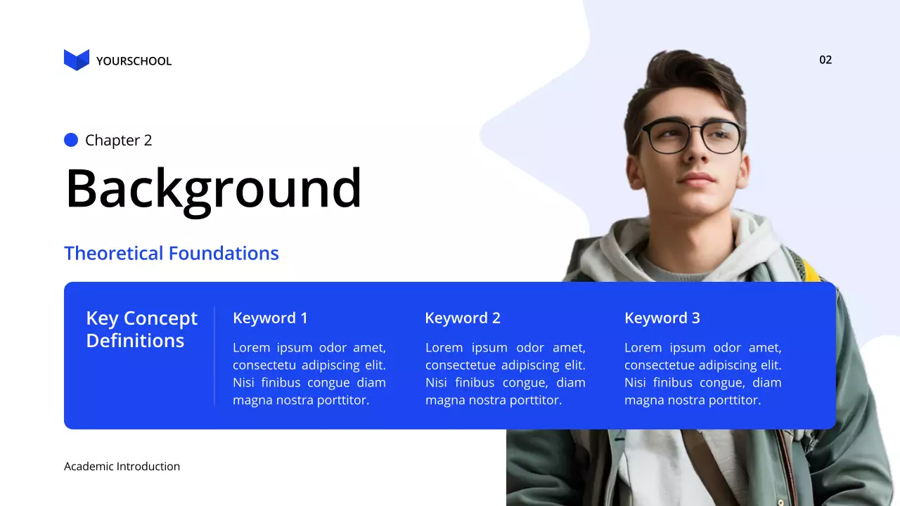 Blue Modern Academic Presentation