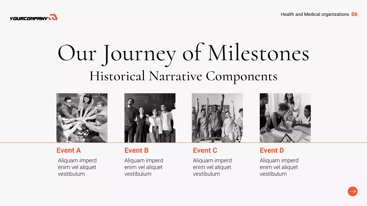 Orange Professional Non-Profit Proposal Presentation