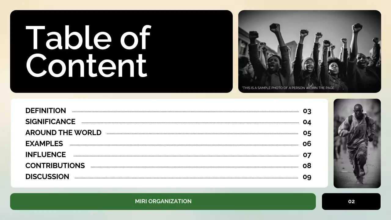 그린 모던 시민권 역사 프레젠테이션