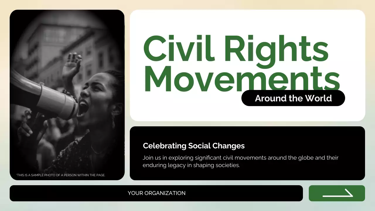 그린 모던 시민권 역사 프레젠테이션