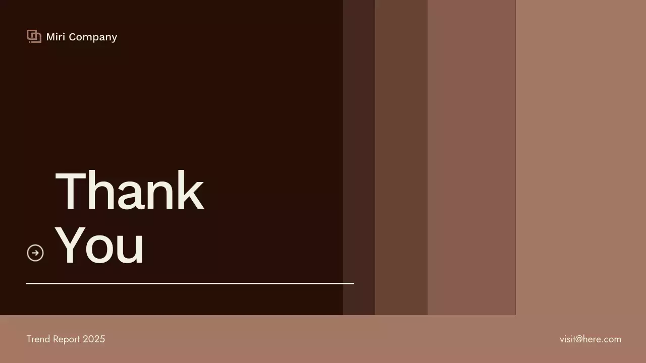 Brown Modern Color Trend Report Presentation