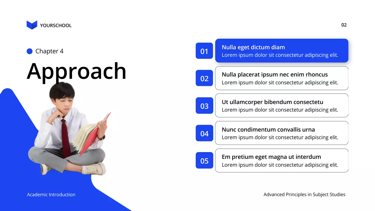 Blue Modern Academic Presentation