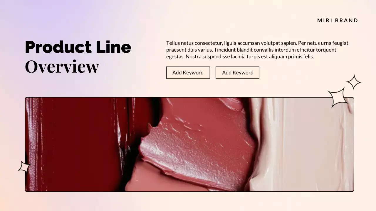 Pink Modern Cosmetics Product Catalogue Presentation