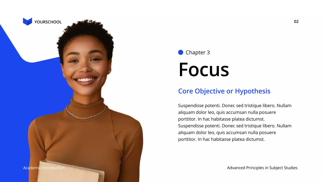 Blue Modern Academic Presentation