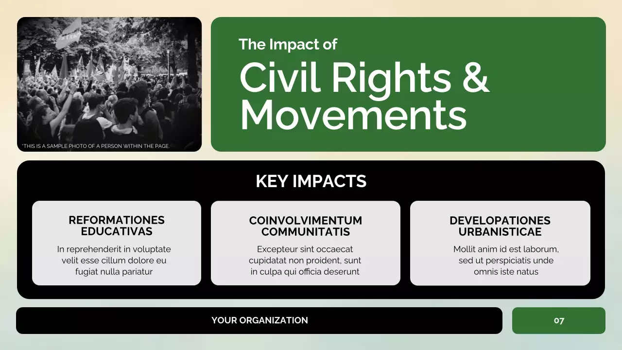 그린 모던 시민권 역사 프레젠테이션