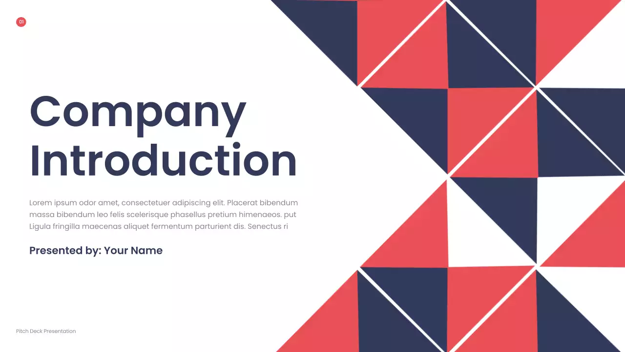 Red Modern Company Introduction Presentation