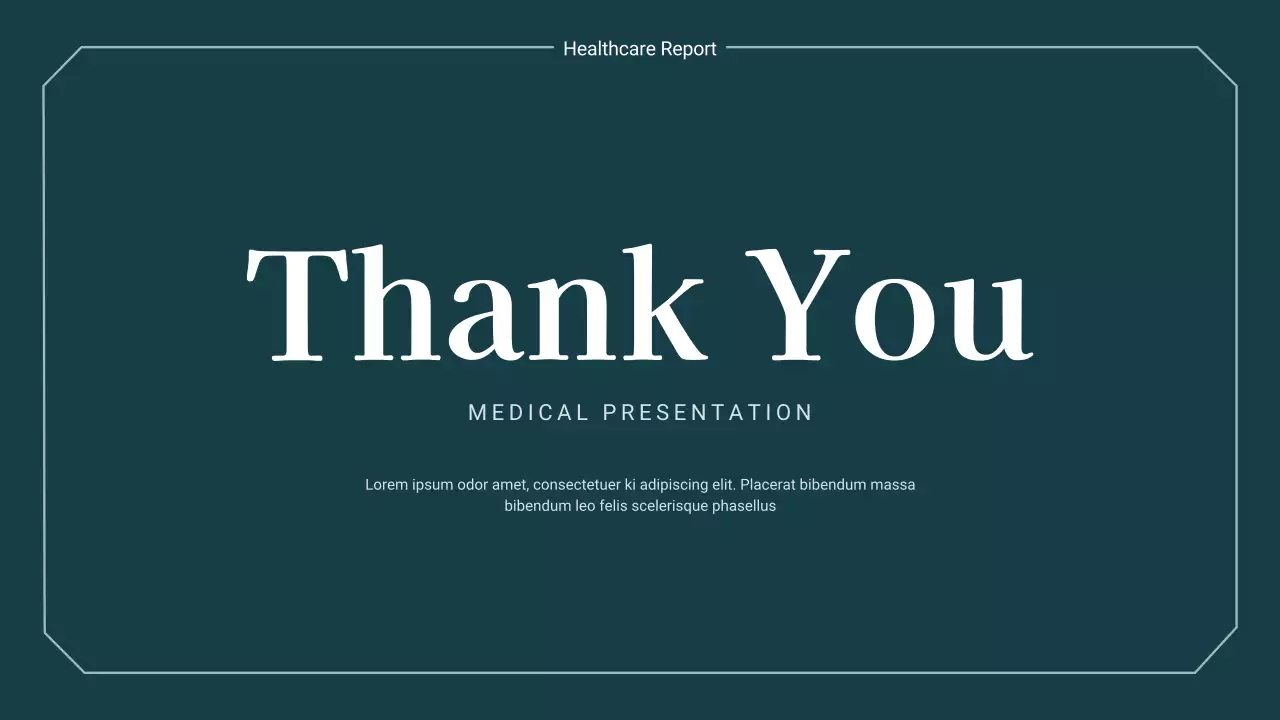 Presentasi Perawatan Kesehatan Profesional Teal