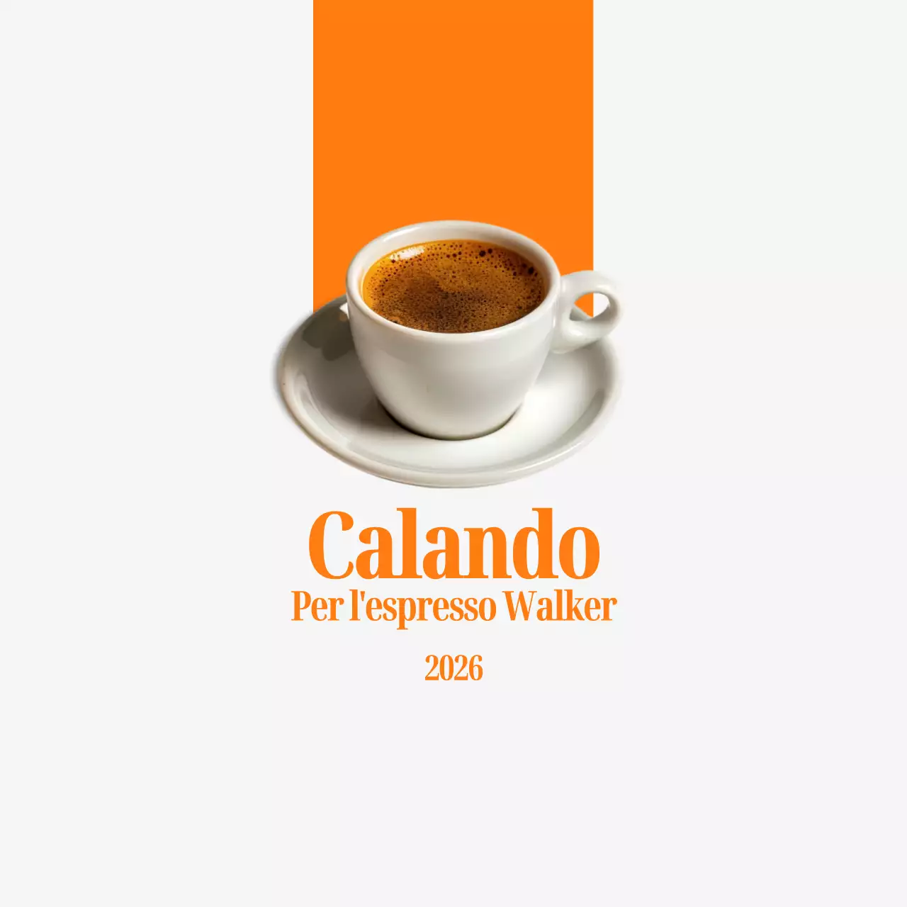 포인트 컬러가 인상적인 심플 카페 홍보